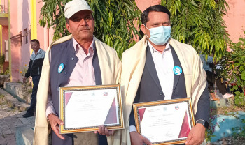 पोलियो उन्मूलनमा योगदान दिने डा खड्का र ढकाललाई सम्मान